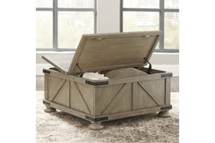 Aldwin Coffee Table With Storage - T457-20