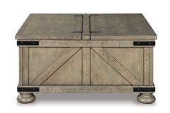 Aldwin Coffee Table With Storage - T457-20