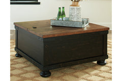 Valebeck Coffee Table with Lift Top - T468-00