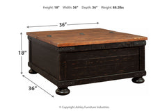 Valebeck Coffee Table with Lift Top - T468-00