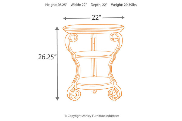 Nestor Chairside End Table - T517-7