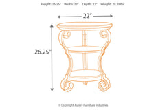 Nestor Chairside End Table - T517-7