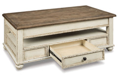 Realyn Coffee Table with Lift Top - T523-9