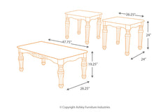 North Shore Table (Set of 3) - T533-13