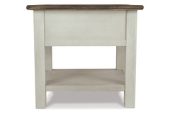 Bolanburg Chairside End Table with USB Ports & Outlets - T637-7