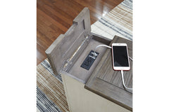 Bolanburg Chairside End Table with USB Ports & Outlets - T637-7