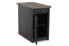Tyler Creek Chairside End Table with USB Ports & Outlets - T736-7