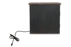 Tyler Creek Chairside End Table with USB Ports & Outlets - T736-7