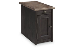 Tyler Creek Chairside End Table with USB Ports & Outlets - T736-7