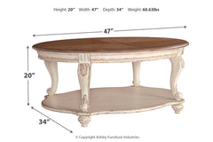 Realyn Coffee Table - T743-0