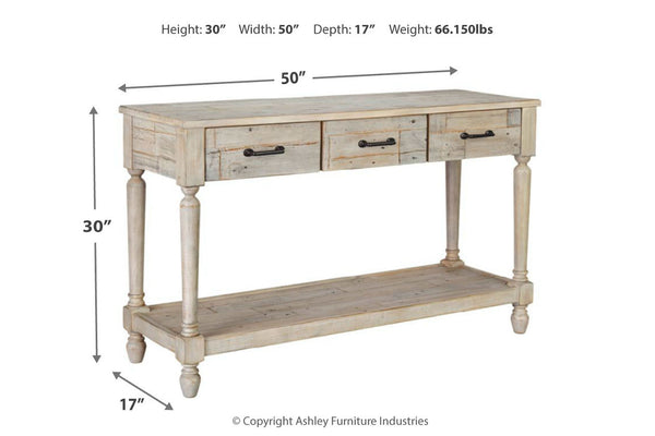 Shawnalore Sofa/Console Table - T782-4