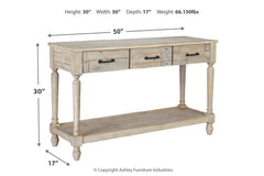 Shawnalore Sofa/Console Table - T782-4