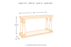 Mallacar Sofa/Console Table - T880-4