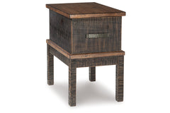 Stanah Chairside End Table with USB Ports & Outlets - T892-7