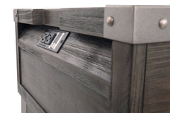 Todoe End Table with USB Ports & Outlets - T901-3
