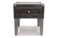 Todoe End Table with USB Ports & Outlets - T901-3