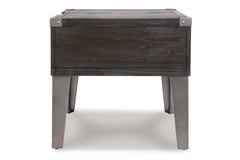 Todoe End Table with USB Ports & Outlets - T901-3