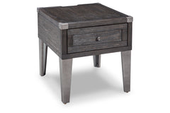 Todoe End Table with USB Ports & Outlets - T901-3