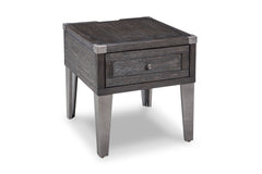 Todoe End Table with USB Ports & Outlets - T901-3