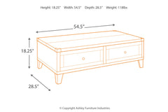 Todoe Coffee Table with Lift Top - T901-9