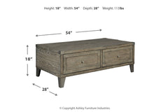 Chazney Coffee Table with Lift Top - T904-9