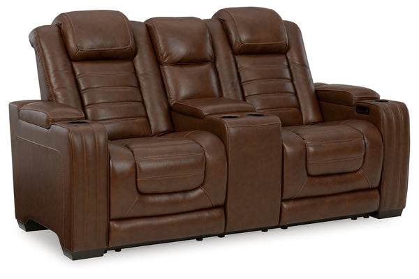 Backtrack Power Reclining Loveseat with Console - U2800418