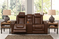 Backtrack Power Reclining Loveseat with Console - U2800418