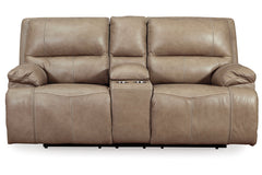 Ricmen Power Reclining Loveseat with Console - U4370218