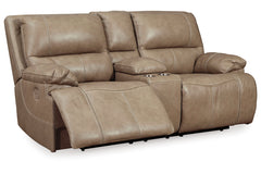 Ricmen Power Reclining Loveseat with Console - U4370218