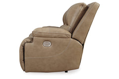 Ricmen Power Reclining Loveseat with Console - U4370218