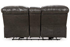 Hallstrung Power Reclining Loveseat with Console - U5240318