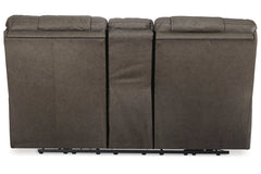 Wurstrow Power Reclining Loveseat with Console - U5460218