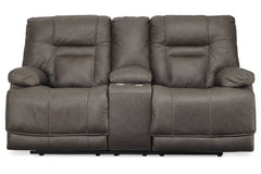 Wurstrow Power Reclining Loveseat with Console - U5460218