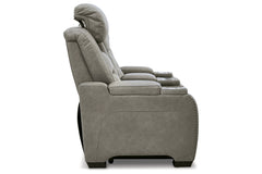 The Man-Den Power Reclining Loveseat with Console - U8530518