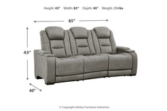 The Man-Den Power Reclining Sofa - U8530515