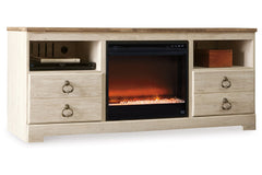 Willowton 64" TV Stand with Electric Fireplace - W267W10