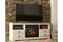 Willowton 64" TV Stand with Electric Fireplace - W267W8