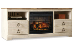Willowton 64" TV Stand with Electric Fireplace - W267W8