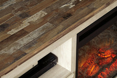 Willowton 64" TV Stand with Electric Fireplace - W267W8