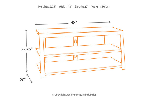 Rollynx 48" TV Stand - W326-10
