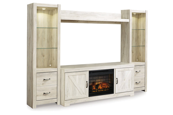 Bellaby 4-Piece Entertainment Center with Electric Fireplace - W331W8