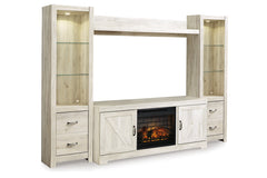 Bellaby 4-Piece Entertainment Center with Electric Fireplace - W331W8