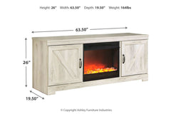 Bellaby 63" TV Stand with Fireplace - W331W4