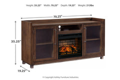 Starmore 70" TV Stand with Electric Fireplace - W633W5