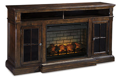 Roddinton 72" TV Stand with Electric Fireplace - W701W8