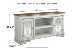 Realyn 74" TV Stand - W743-68