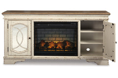 Realyn 74" TV Stand with Electric Fireplace - W743W2