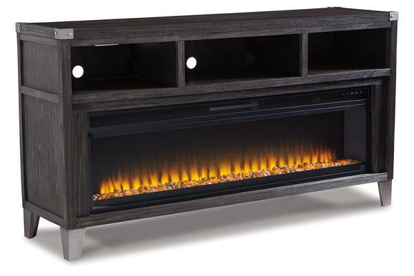 Todoe 65" TV Stand with Electric Fireplace - W901W1