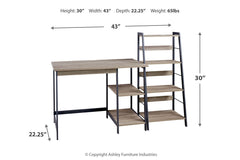 Soho Home Office Desk and Shelf - Z1411838