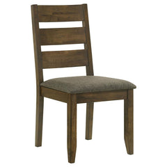 Alston 7-piece Rectangular Dining Set Knotty Nutmeg and Brown - 106381-S7